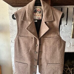 Vintage Western Schaefer Men's Wool Vest